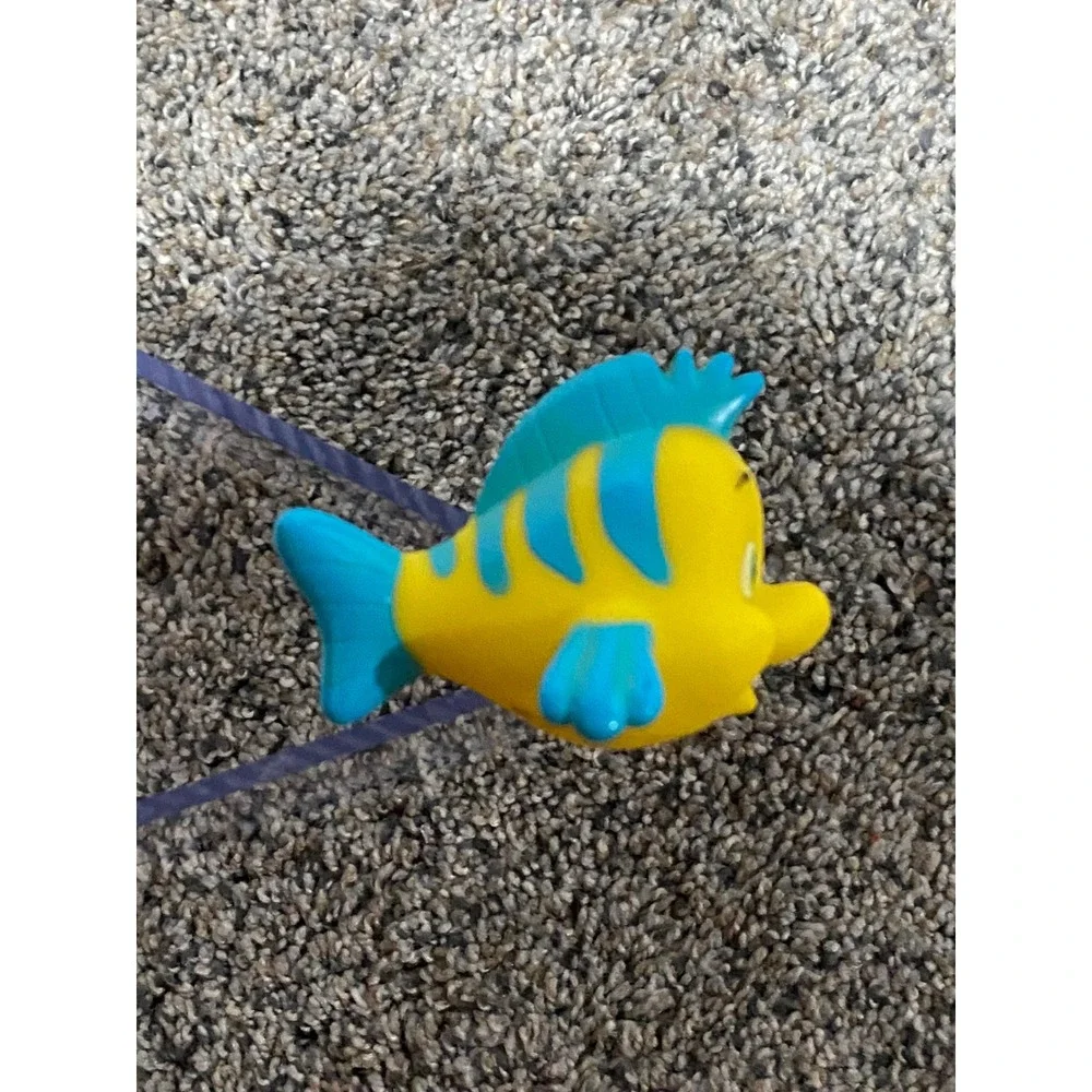 Figure Flounder Disney Unisex Yellow Good Little Mermaid Toy OS
